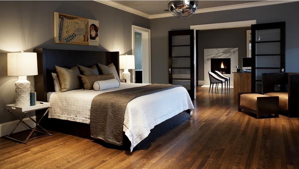 Phòng ngủ luôn thoáng mát với thiết kế sàn gỗ