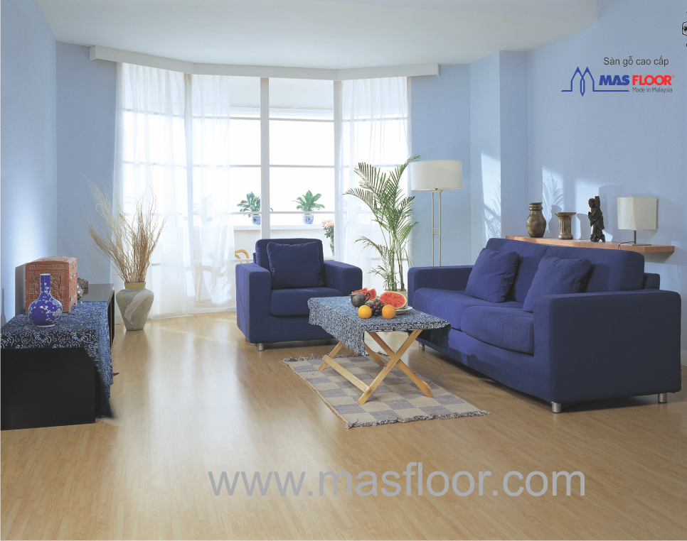 Sàn gỗ cho phòng khách cần lưu ý một số tiêu chí như khả năng chống trơn trượt, chống mài mòn tổt