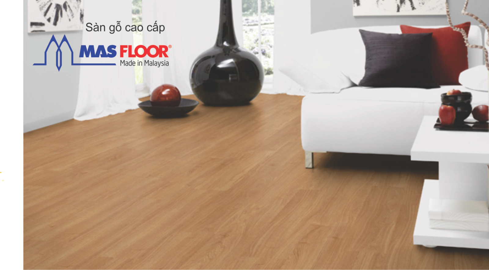 Sàn gỗ Masfloor được các chuyên gia khuyên dùng trong thiết kế nội thất giúp mùa đông ấm áp hơn