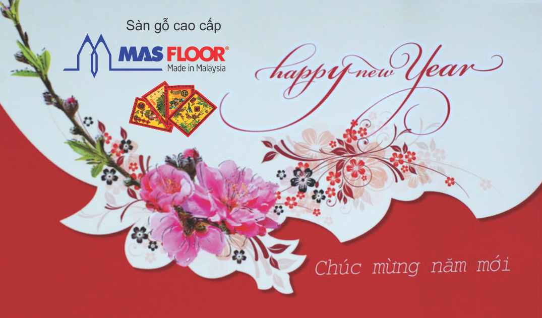 Sàn gỗ Masfloor gửi lời chúc mừng năm mới đến toàn thể khách hàng