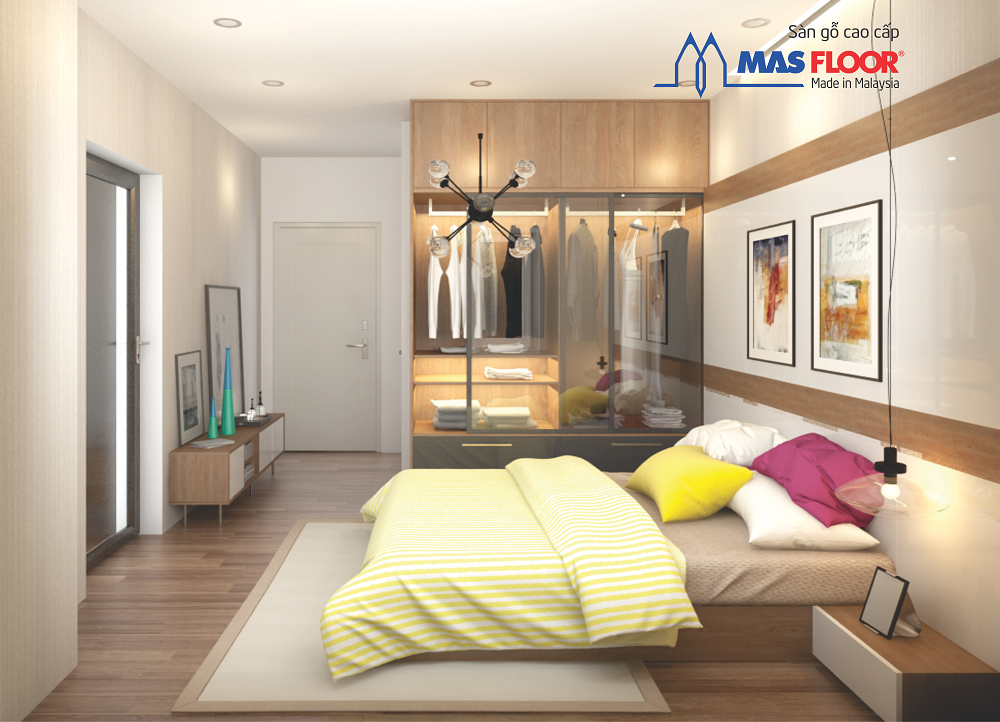 Nội thất sàn gỗ cho chung cư phong cách thiết kế nội thất đương đại
