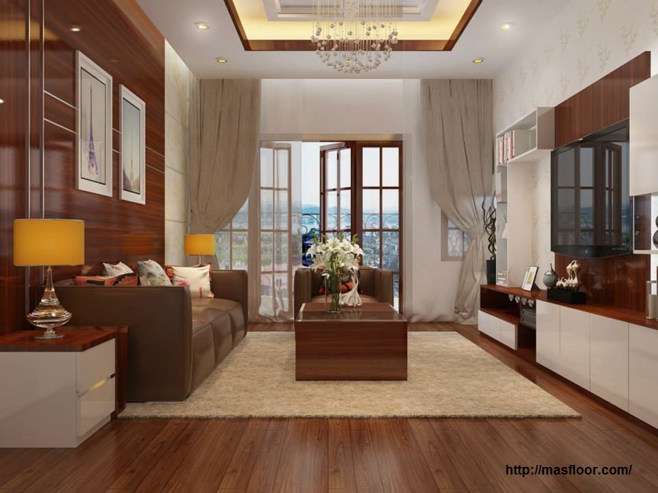 Sàn gỗ cao cấp được nhiều chủ nhân ưu ái trong các thiết kế nhà theo phong cách hiện đại
