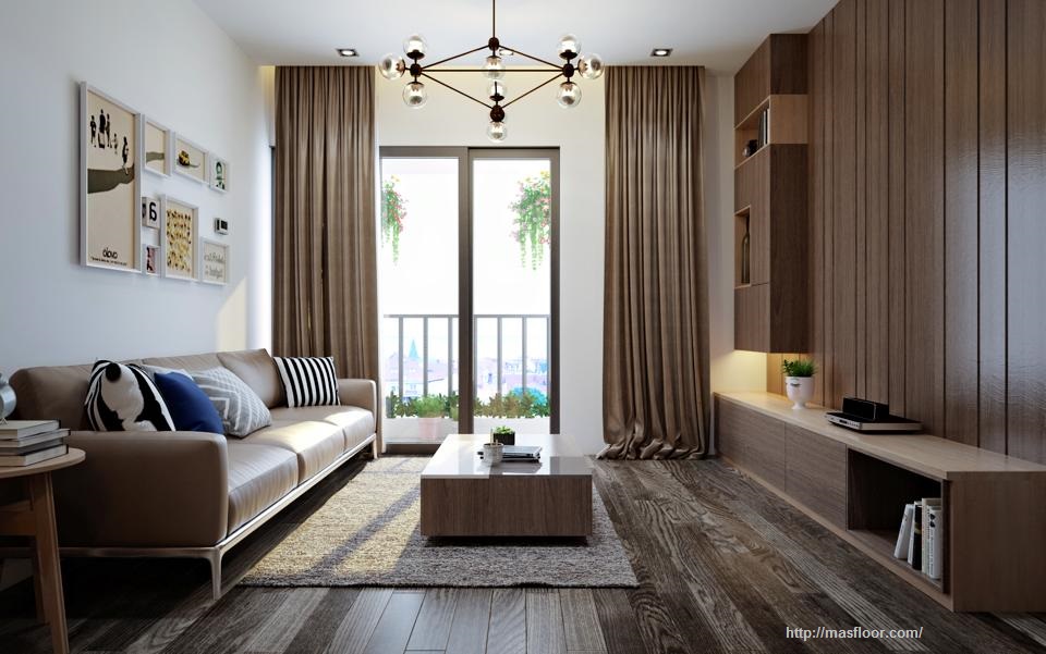 Sàn gỗ công nghiệp cao cấp là lựa chọn thông minh cho các không gian nhà đẹp