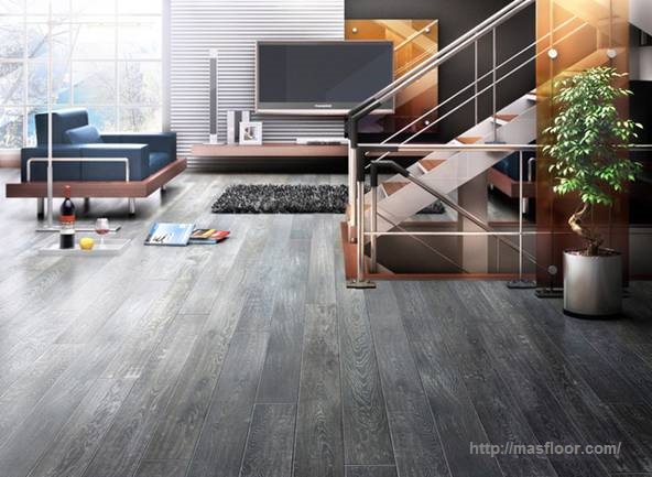 Sàn gỗ nhập khẩu đặc biệt thích hợp với các thiết kế nhà phong cách hiện đại