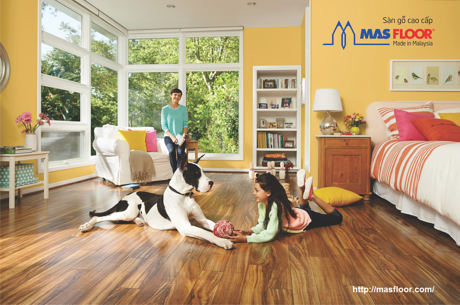 Phong cách nội thất có vai trò quyết định lớn đến việc chọn màu sắc sàn gỗ phù hợp
