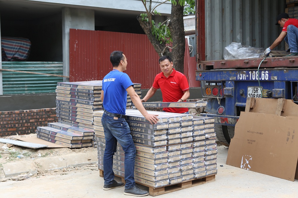 Hơn 8000m2 sàn gỗ Masfloor cung cấp vào công trình dự án tại Bắc Ninh