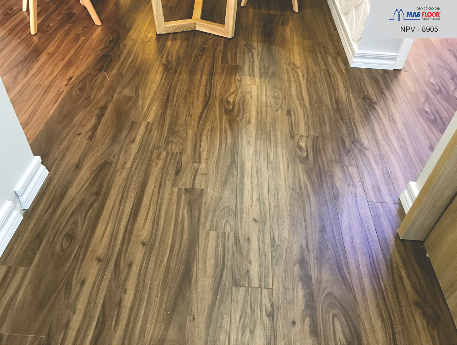 Sàn gỗ là vật liệu được khuyên dùng trong các không gian thiết kế nội thất