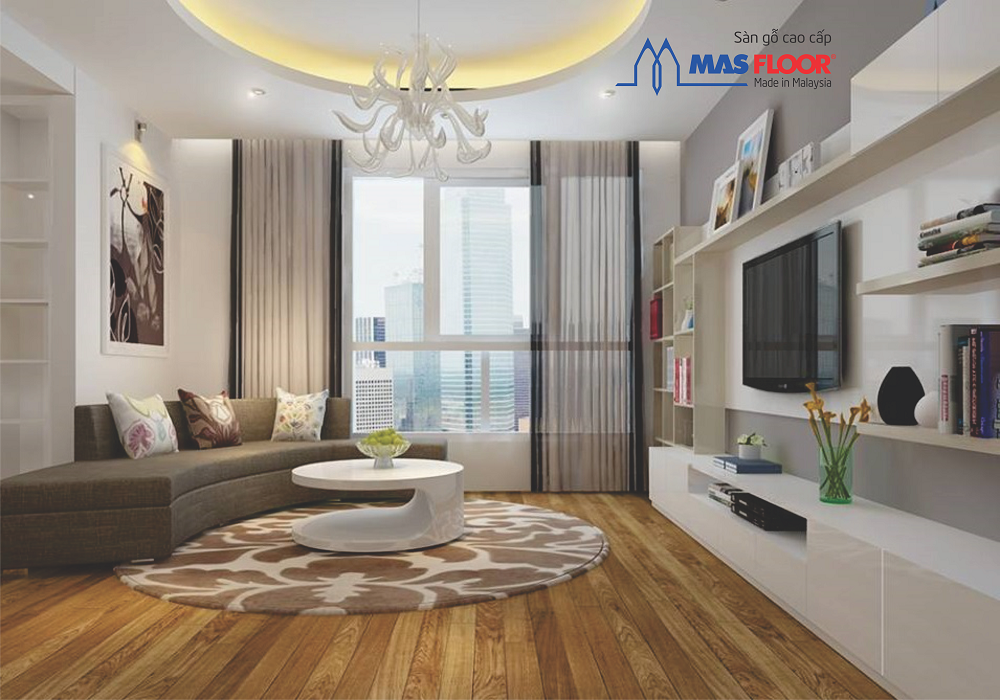 Tùy thuộc vào phong cách thiết kế nội thất mà lựa chọn màu sắc sàn gỗ phù hợp